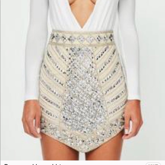 Peace + Love Embellished Sequin Triangle Skirt - Picture 6 of 6